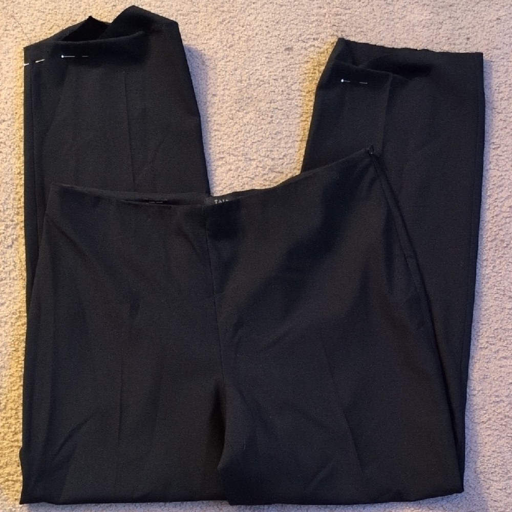 Talbots Black Classic Straight Business Professional Pants Size 14